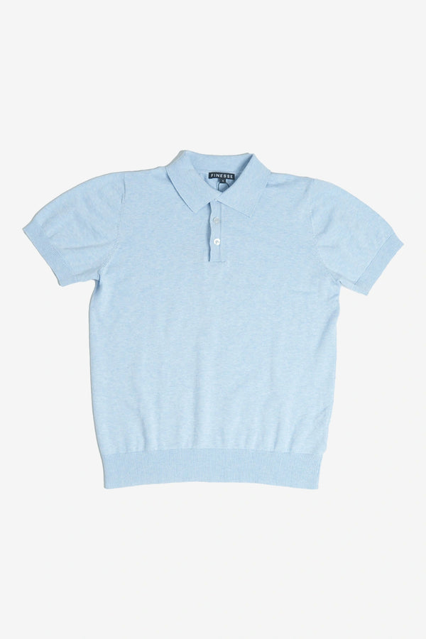 Finesse Regular-FIt Jersey Knitted Polo - Finesse Lifestyle