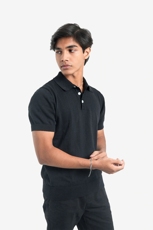 Finesse Regular-FIt Jersey Knitted Polo - Finesse Lifestyle
