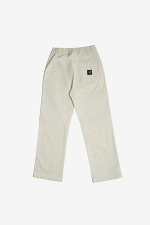 Finesse Baggy Twill Trousers Off-White back – Comfort Street Style BD