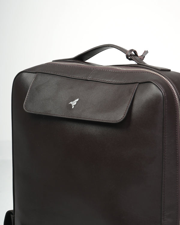 Finesse Signature Classic Leather Backpack