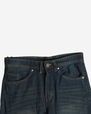 Finesse Low-Rider Flare Denim Pants