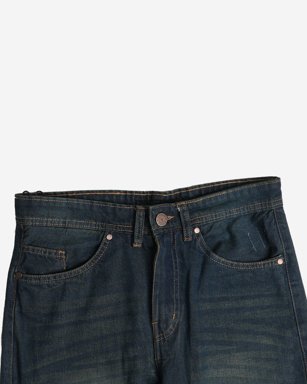 Finesse Low-Rider Flare Denim Pants