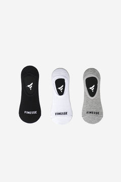 Finesse Invincible No-Show Socks (3 Pair pack)