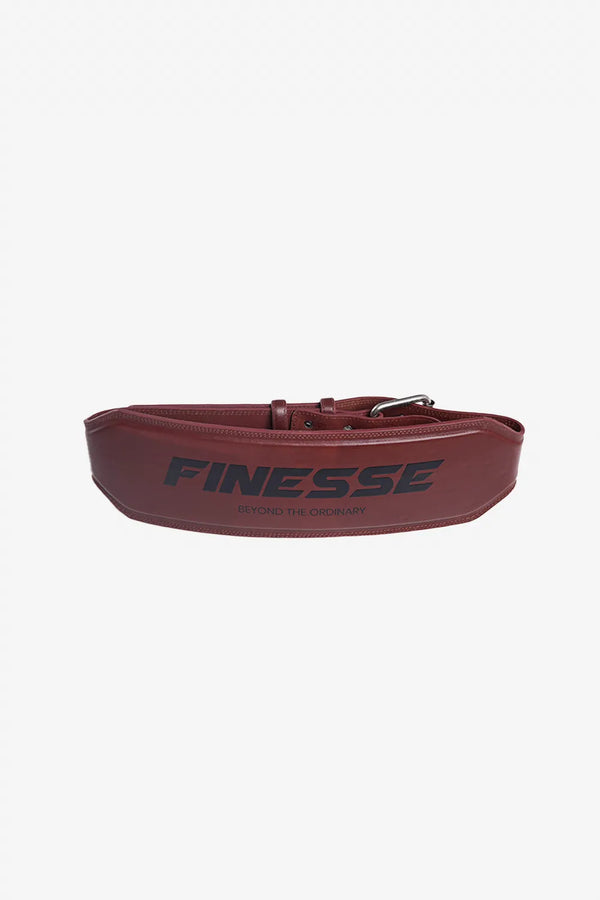 Finesse Dual-Prong Leather Weight Lifting Gym Belt - Finesse Lifestyle