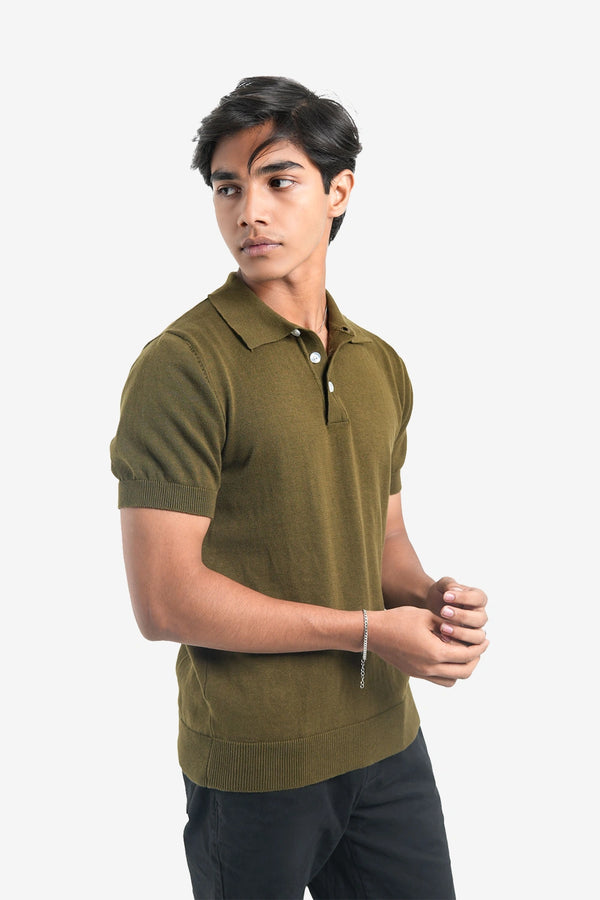 Finesse Regular-FIt Jersey Knitted Polo - Finesse Lifestyle