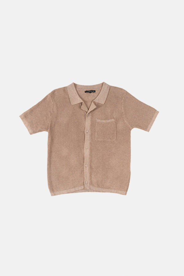 Finesse Knitted Cuban Collar Polo Shirt - Finesse Lifestyle
