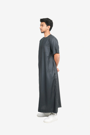 Finesse Casual Zipper Half Thobe