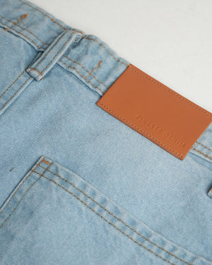 Finesse Low-Rider Flare Denim Pants