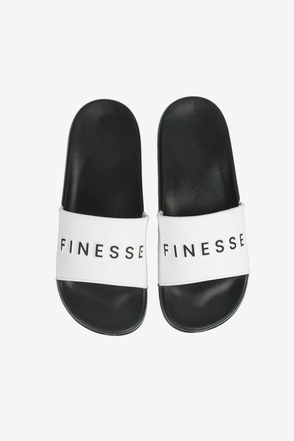 Finesse Slip-On Sliders in Black – Lightweight Rubber Sliders, Finesse Bangladesh