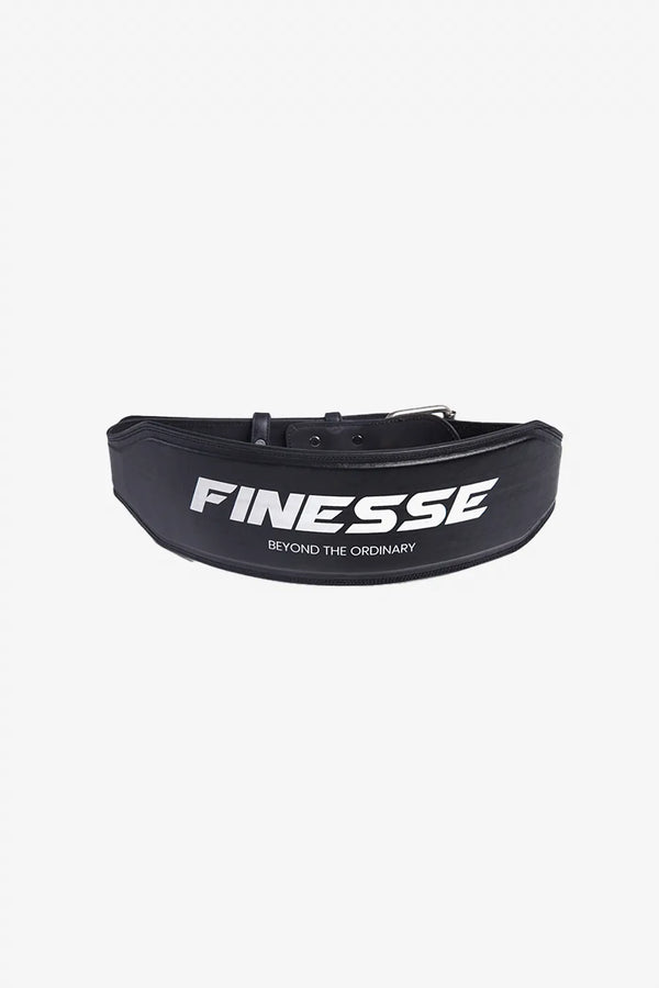 Finesse Dual-Prong Leather Weight Lifting Gym Belt - Finesse Lifestyle