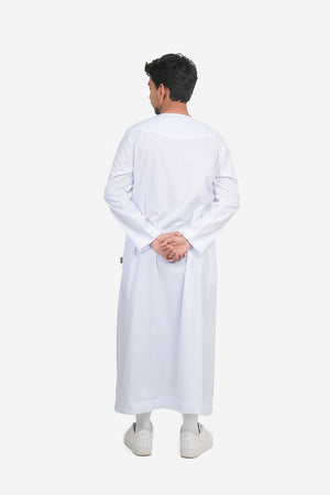 Finesse Emirati Thobe with Detachable Tassel