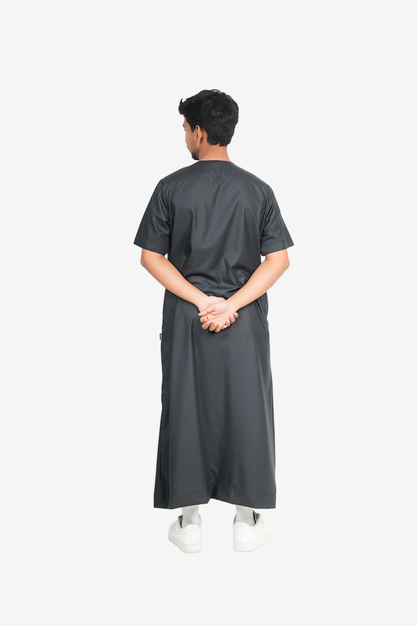 Finesse Casual Zipper Half Thobe