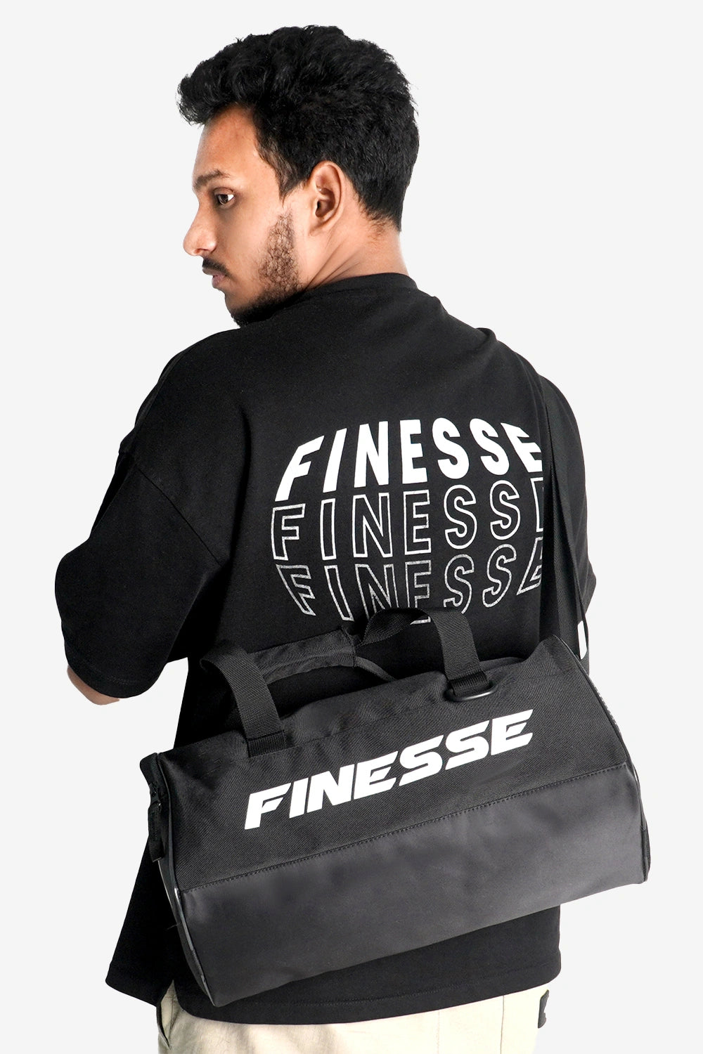 Finesse Small Duffel Shoulder Strap Bag