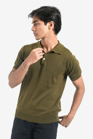 Finesse Regular-FIt Jersey Knitted Polo - Finesse Lifestyle