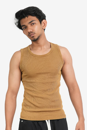 Finesse Distressed Acid wash Fitted Tanktop