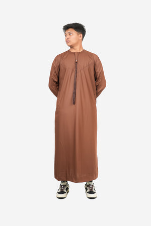 Finesse Emirati Thobe with Detachable Tassel