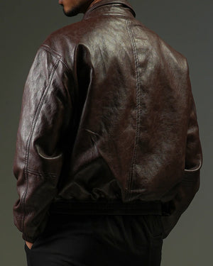 Finesse Minimalist Faux Leather Jackets