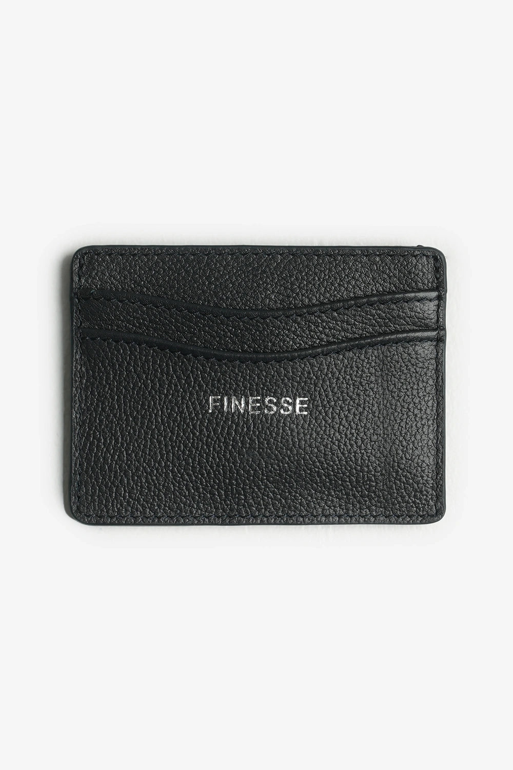 Finesse Leather Wave Cardholder