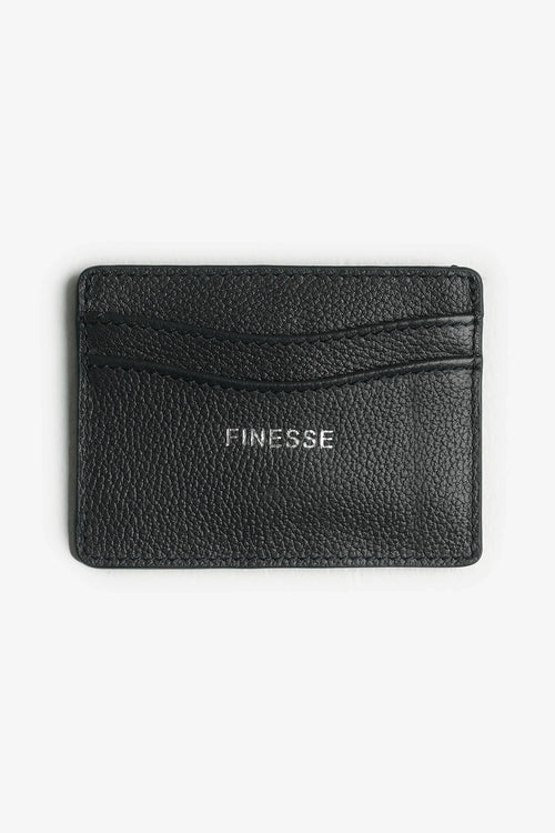Finesse Leather Wave Cardholder