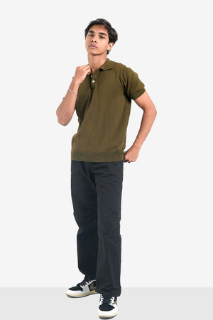 Finesse Regular-FIt Jersey Knitted Polo - Finesse Lifestyle