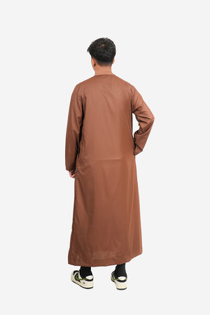 Finesse Emirati Thobe with Detachable Tassel