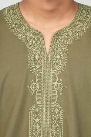 Finesse Short Sleeve Moroccan Thobe
