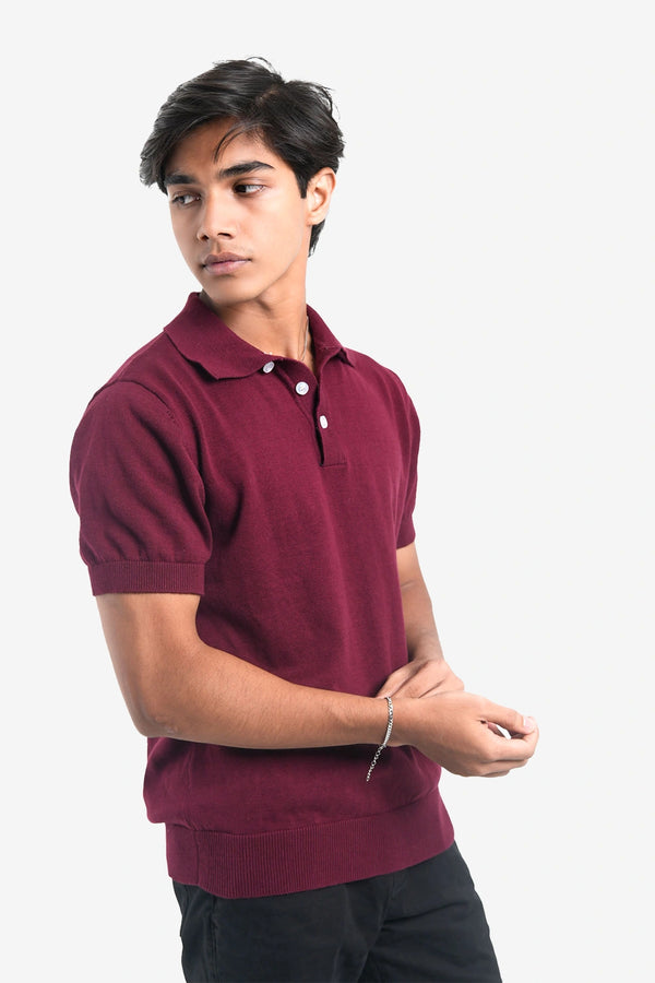 Finesse Regular-FIt Jersey Knitted Polo - Finesse Lifestyle