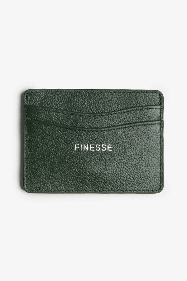 Finesse Leather Wave Cardholder