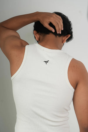 Finesse Distressed Acid wash Fitted Tanktop