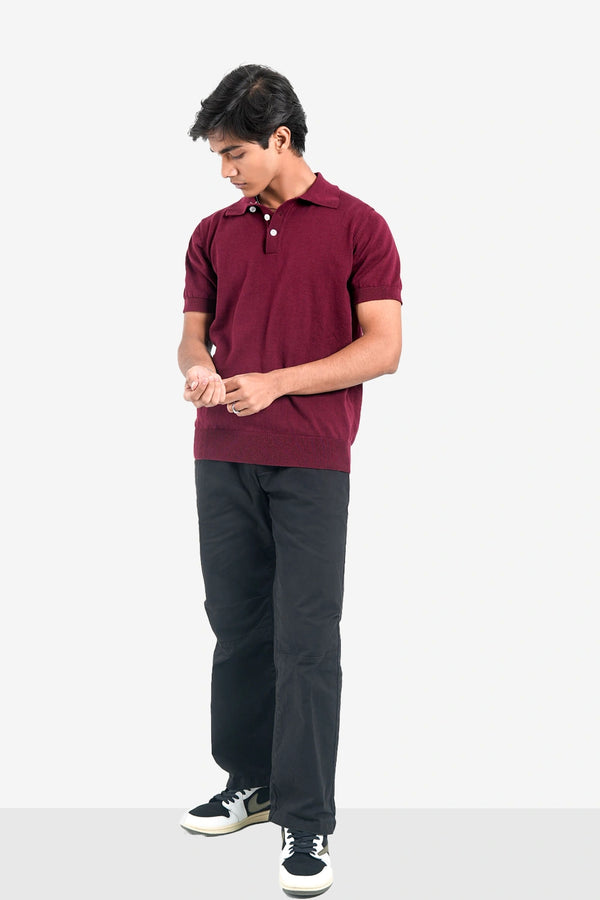 Finesse Regular-FIt Jersey Knitted Polo - Finesse Lifestyle