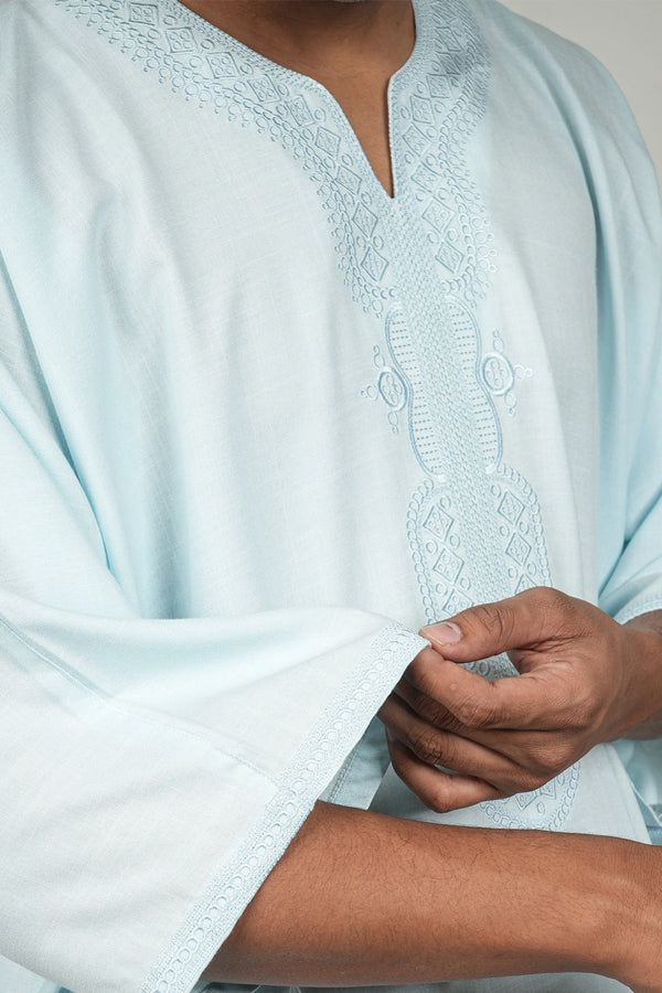 Finesse Short Sleeve Moroccan Thobe