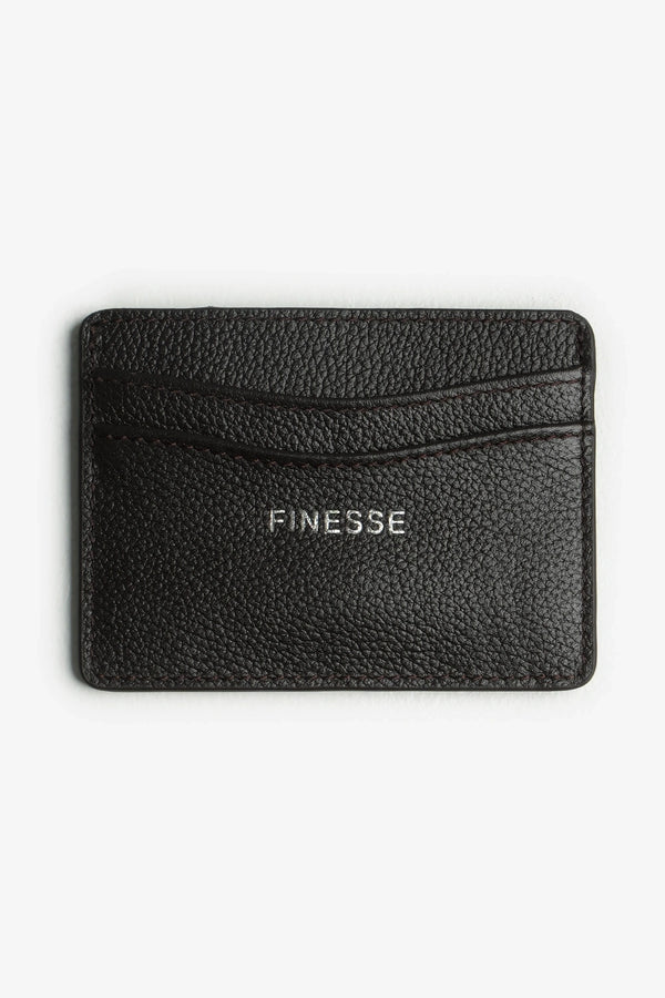 Finesse Leather Wave Cardholder