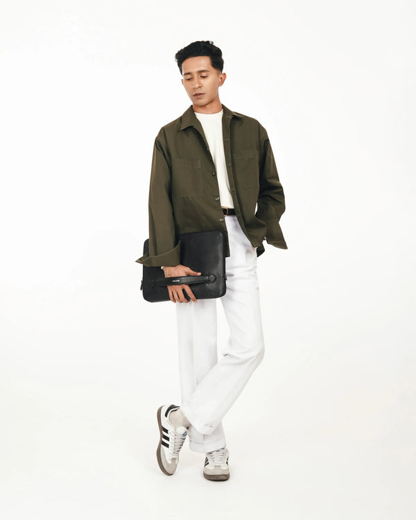 Finesse Leather Sartorial Laptop pouch - Finesse Lifestyle