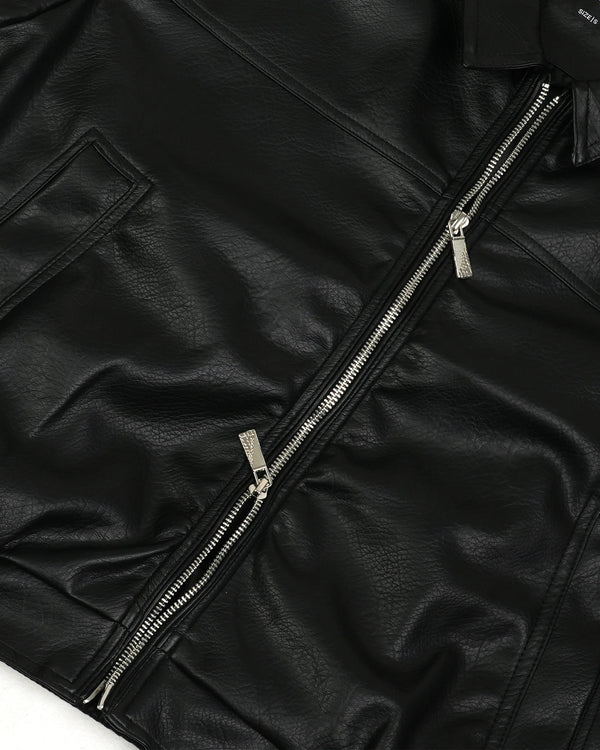 Finesse Minimalist Faux Leather Jackets