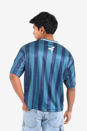 Finesse Retro StripeLine Dropshoulder Jersey - Finesse Lifestyle