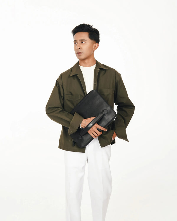 Finesse Leather Sartorial Laptop pouch - Finesse Lifestyle