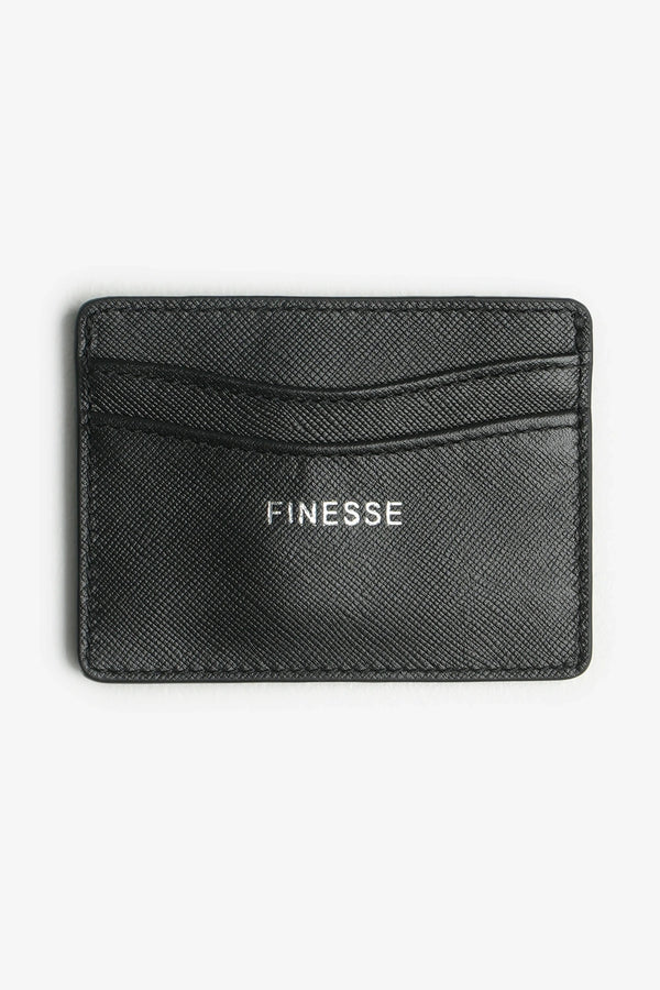 Finesse Leather Wave Cardholder
