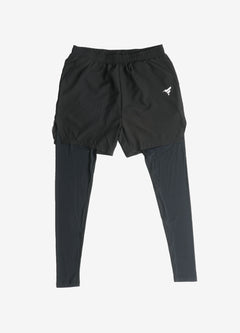 Finesse Dri-Fit 2 Layer Long inner Gym Shorts