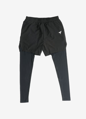 Finesse Dri-Fit 2 Layer Long inner Gym Shorts