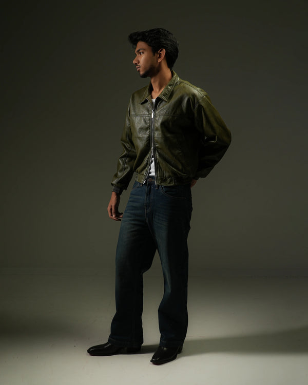 Finesse Minimalist Faux Leather Jackets