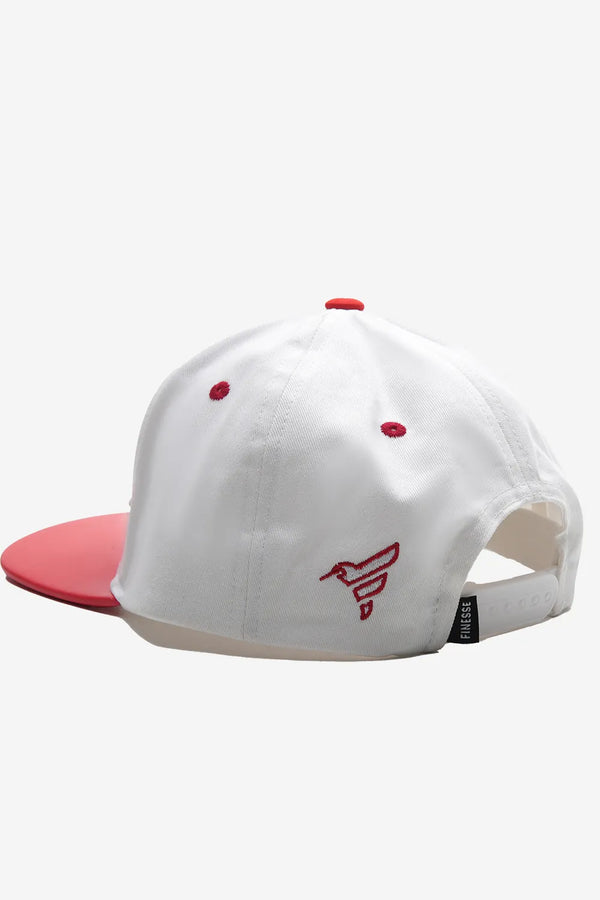 Finesse FAUX leather Visor Contrast Snapback Caps - Finesse Lifestyle