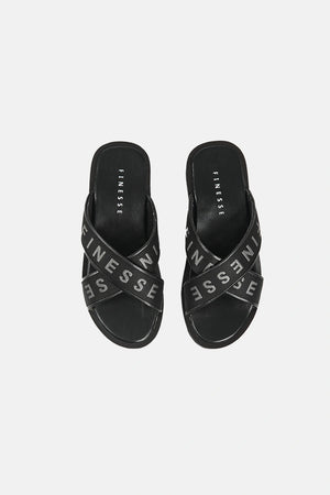 Finesse Men's Cross-belt Handcrafted slider's - Finesse Lifestyle