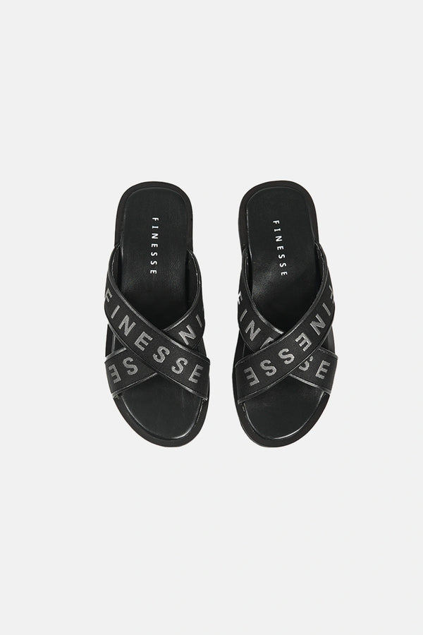 Finesse Men's Cross-belt Handcrafted slider's - Finesse Lifestyle