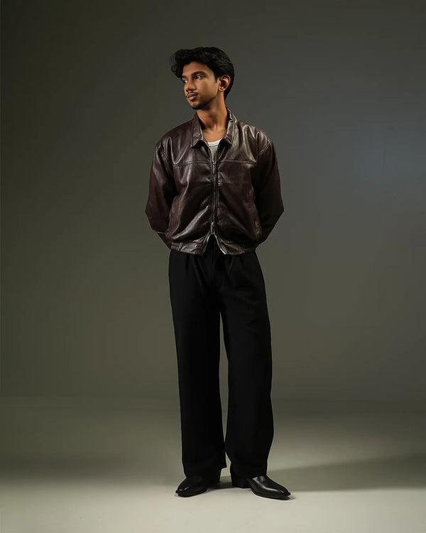 Finesse Minimalist Faux Leather Jackets