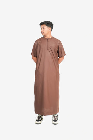 Finesse Casual Zipper Half Thobe