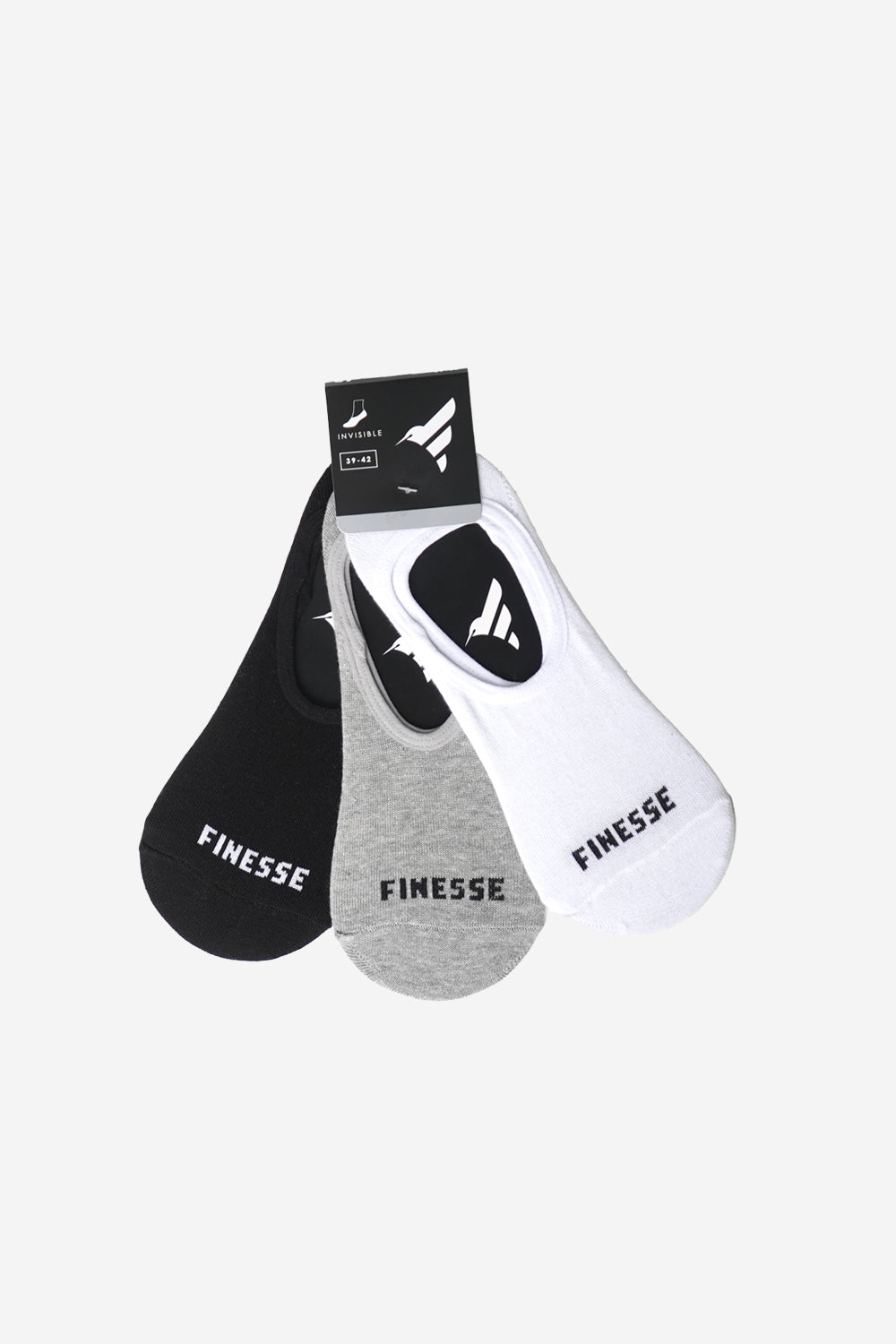 Finesse Invincible No-Show Socks (3 Pair pack)