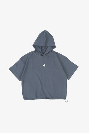 Finesse Oversized Drip Half Sleeve Hoodie