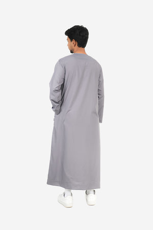 Finesse Emirati Thobe with Detachable Tassel
