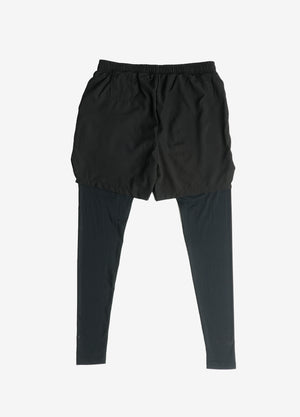 Finesse Dri-Fit 2 Layer Long inner Gym Shorts