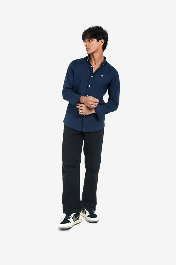 Finesse Down-Button Full-Sleeve Oxford Shirts - Finesse Lifestyle